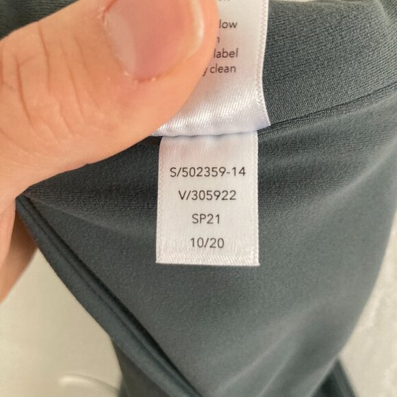 Athleta Ultra High Rise Elation Tight Sage Green Cropped Capri Basic Errands 1X - Picture 9 of 9